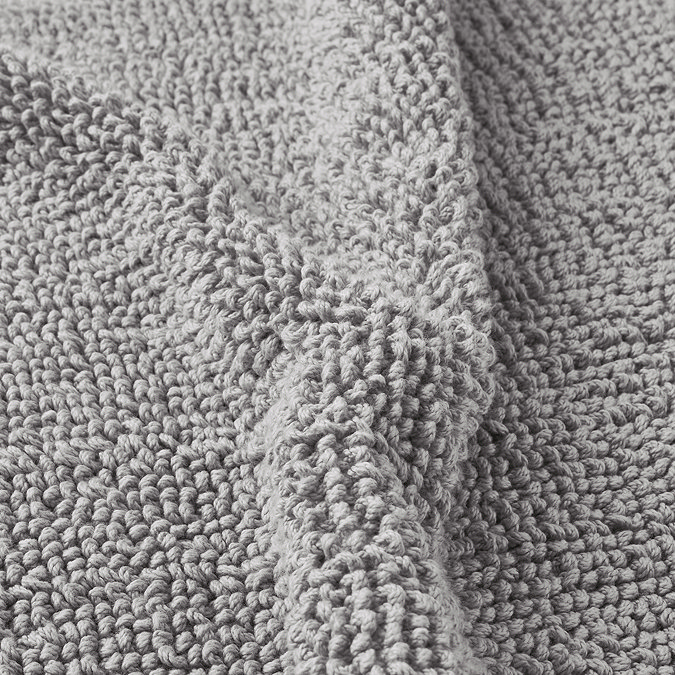 Silver reversible bath mat image