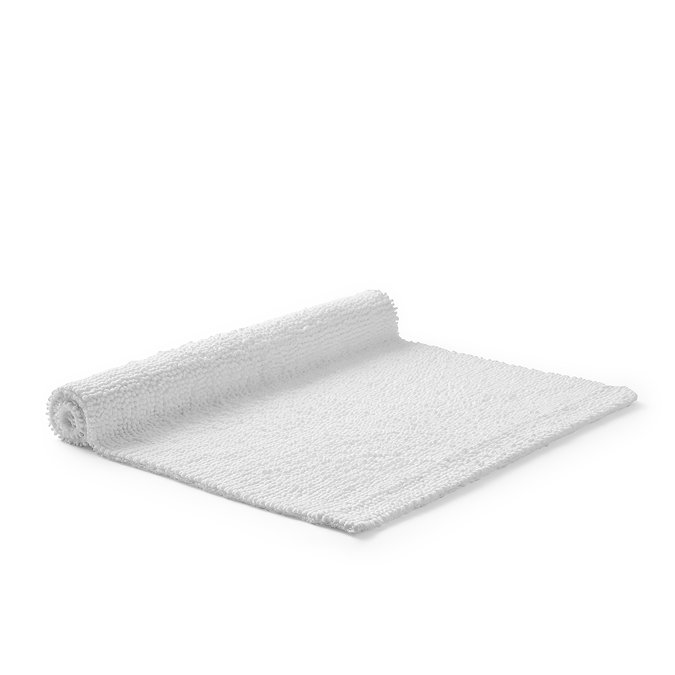 White Reversible Bath Mat Image