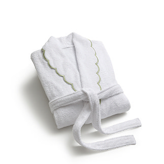 Scallop Edge Robe in matcha image