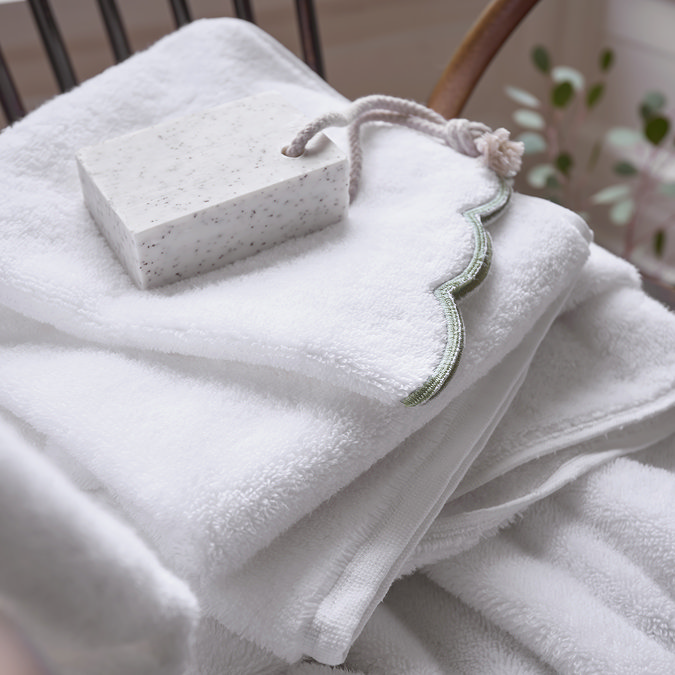 Christy scallop edge towel image