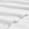 scallop edge towel in white image