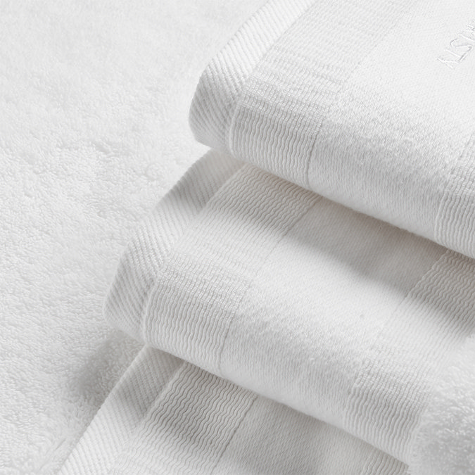 Vintage White Signature Towel Image