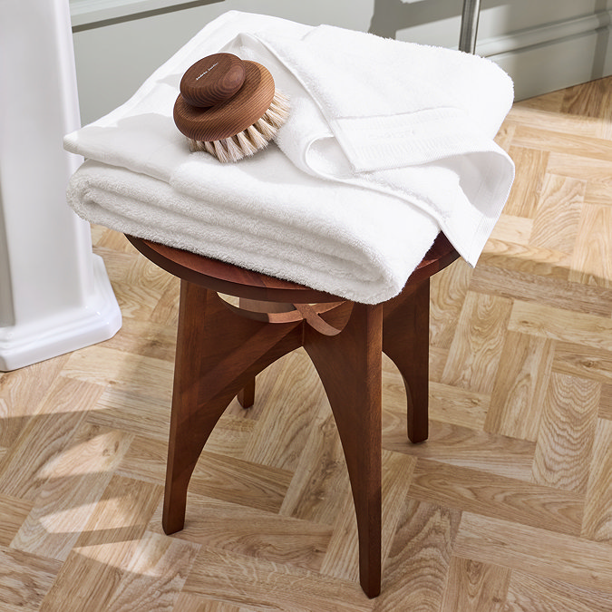 Vintage White Signature Towel Image