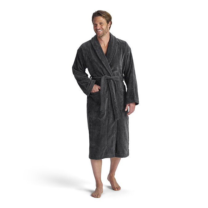 christy supreme graphite bathrobe image