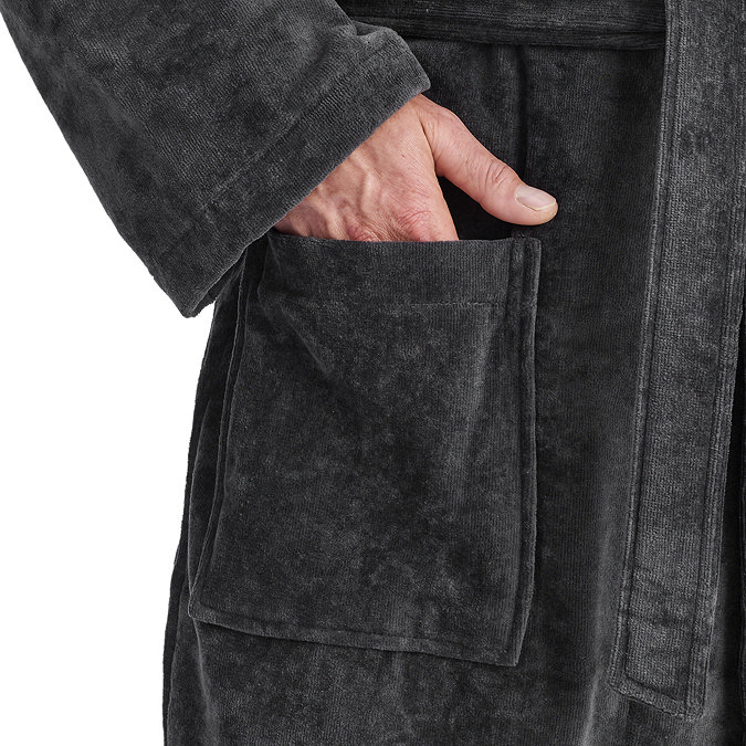 christy supreme graphite bathrobe image