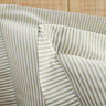Christy ticking stripe green duvet cover set image