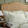 Christy ticking stripe green duvet cover set image