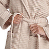 christy waffle blush pink bathrobe image