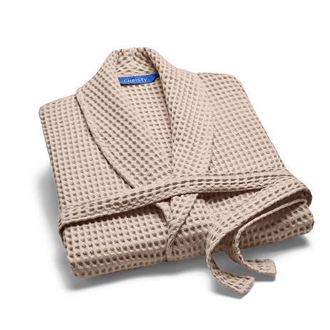 christy waffle blush pink bathrobe image