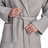 christy waffle dove grey bathrobe image
