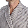 christy waffle dove grey bathrobe image