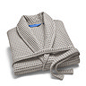christy waffle dove grey bathrobe image