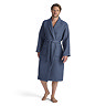Christy Waffle Navy bathrobe image