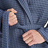 Christy Waffle Navy bathrobe image