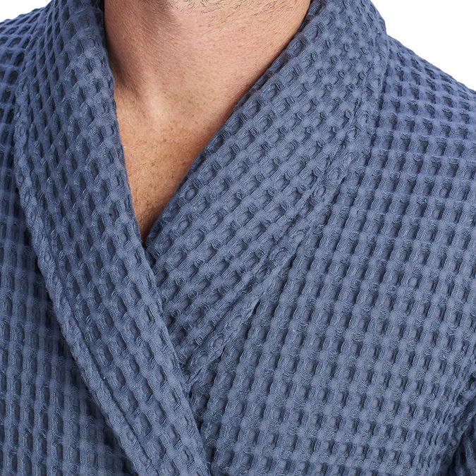 Christy Waffle Navy bathrobe image