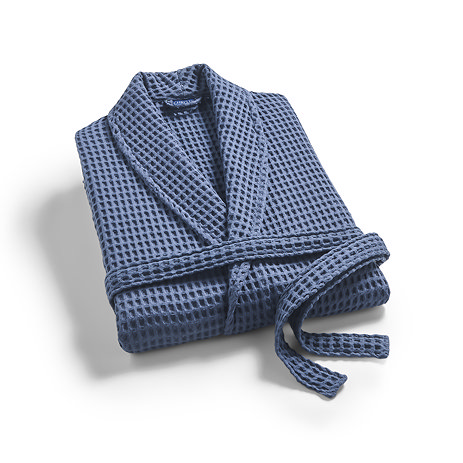Christy Waffle Navy bathrobe image