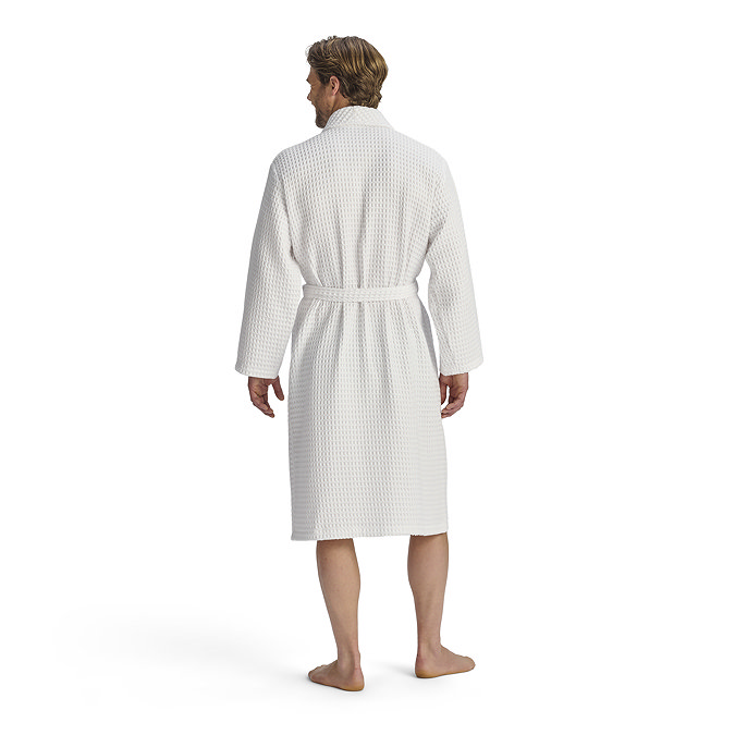 christy waffle white bathrobe image