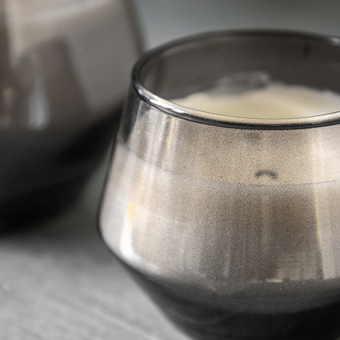 cicero Glass Filled Candle Pair