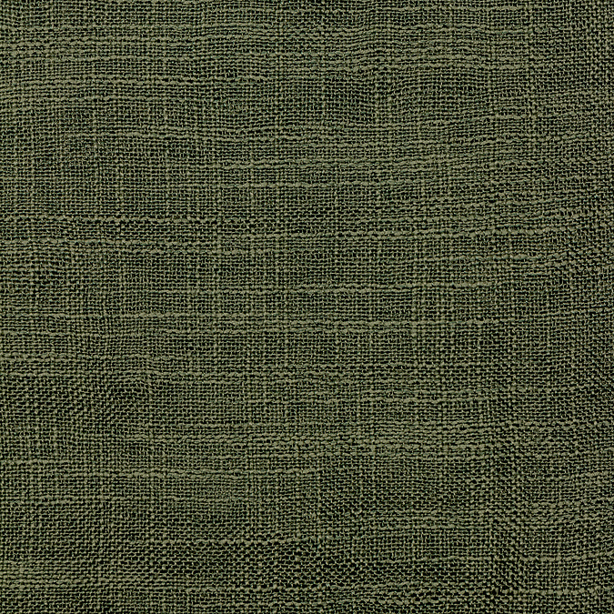Cirrus Tab Top Sheer Curtain Panel in Forest Green close up texture image