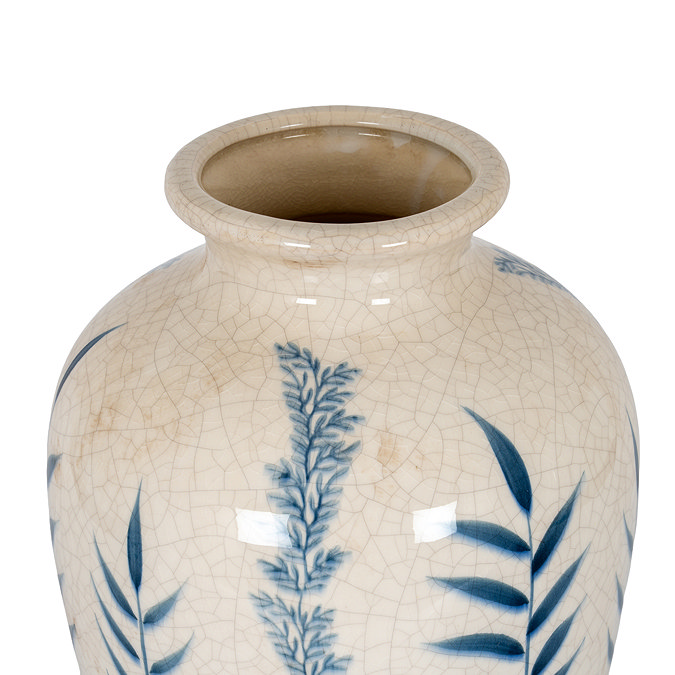 Classic Flora Juniper Vase blue & white