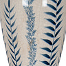 Classic Flora Juniper Vase blue & white