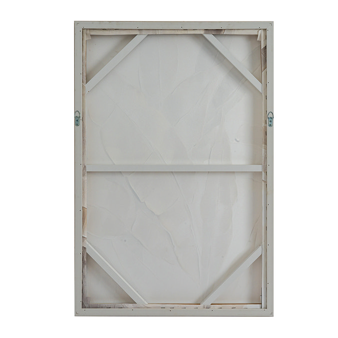 Clayre Line Art in Frame Canvas Brown and White