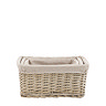 Cody set of 3 square lined baskets