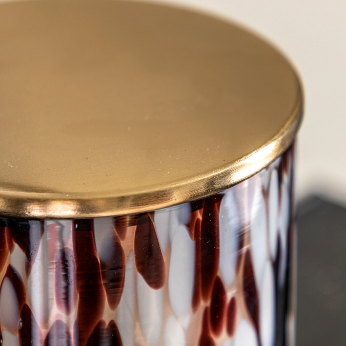 Confetti Large Glass Candle