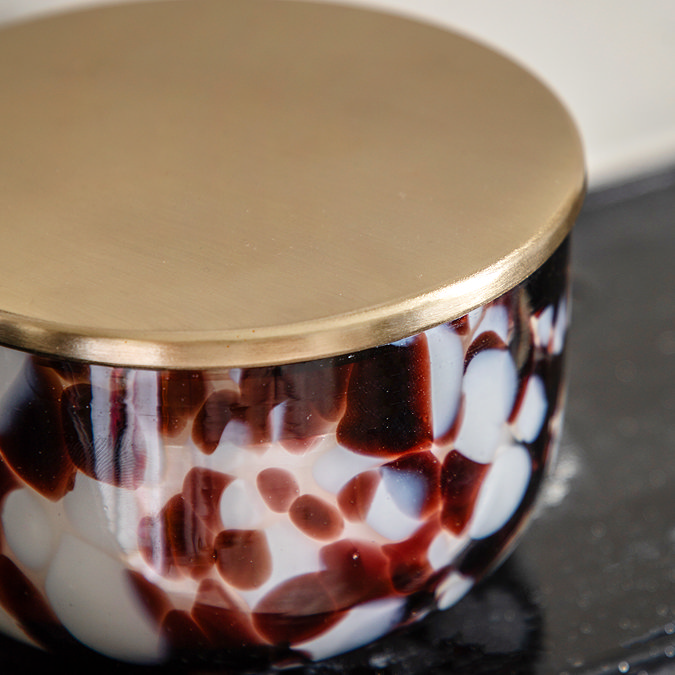 Confetti Medium Glass Candle Jar