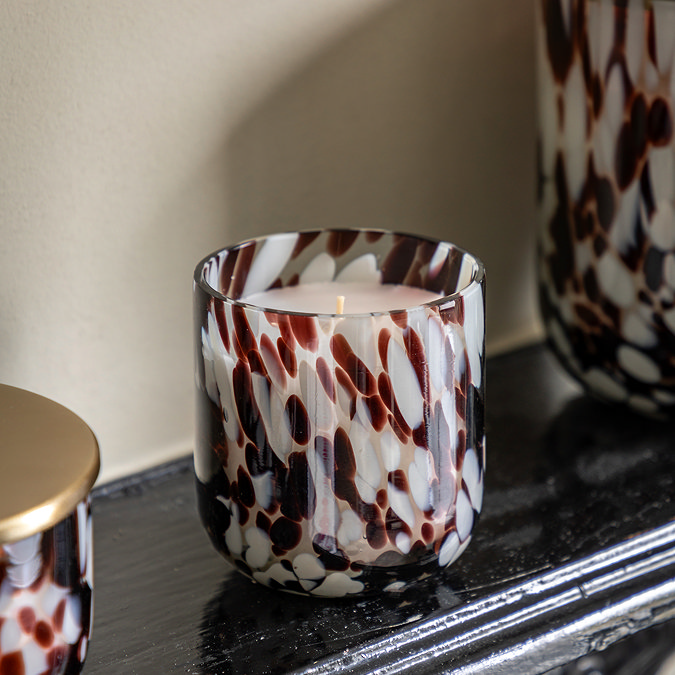Small confetti candle