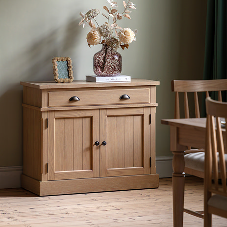 Coniston 2 Door 1 Drawer Sideboard natural