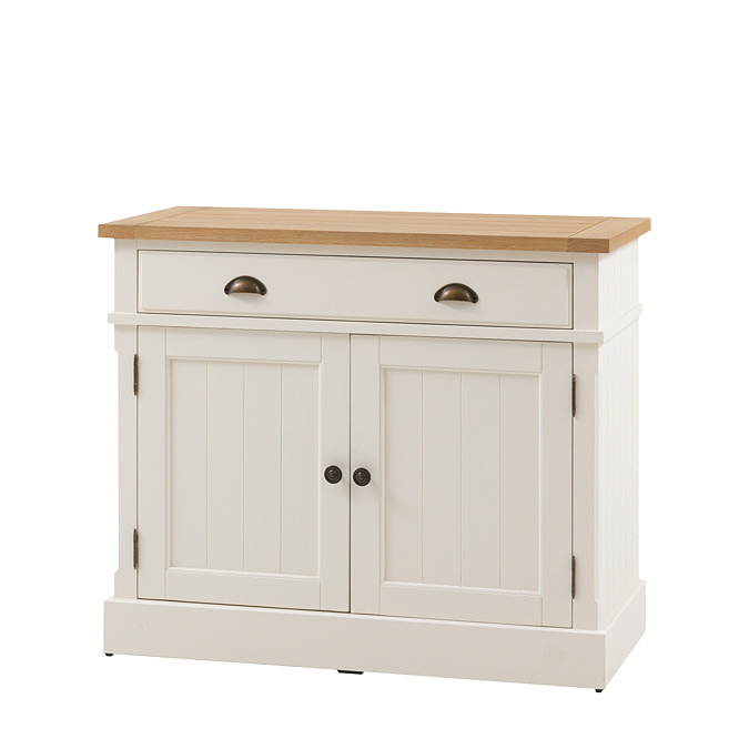 Coniston 2 Door 1 Drawer Sideboard White