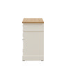 Coniston 2 Door 1 Drawer Sideboard White