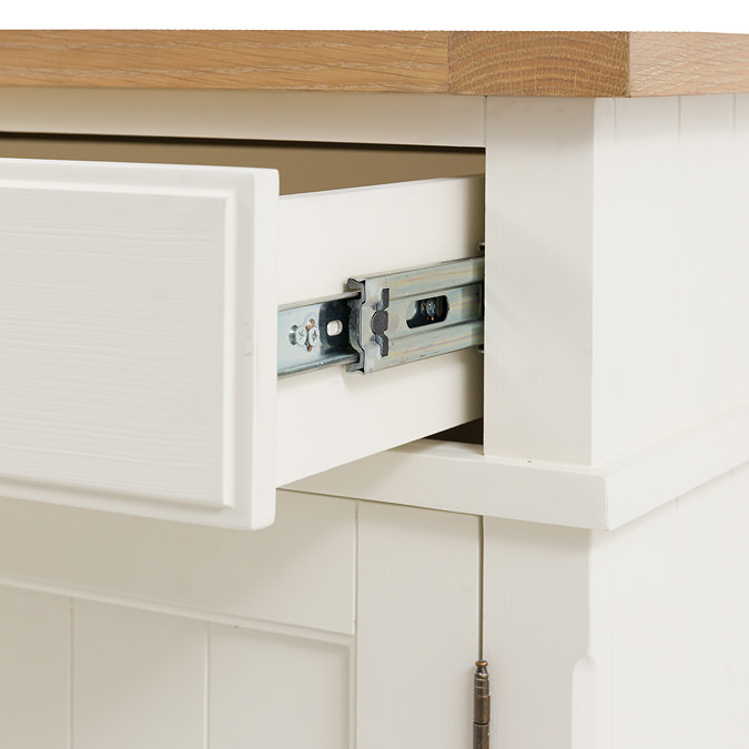 Coniston 2 Door 1 Drawer Sideboard White