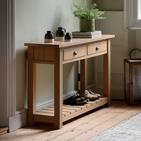 Console table natural