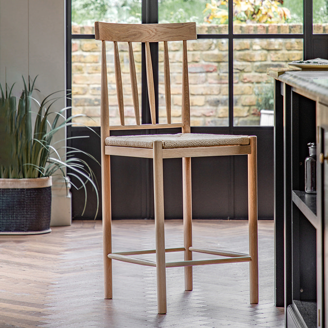 Coniston Bar Stool Pair Natural