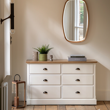 Coniston painted 6 drawer chest