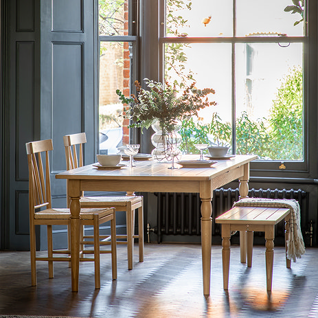 Coniston dining table natural