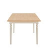 Coniston Rectangular extendable dining table in white