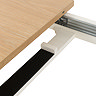 Coniston Rectangular extendable dining table in white