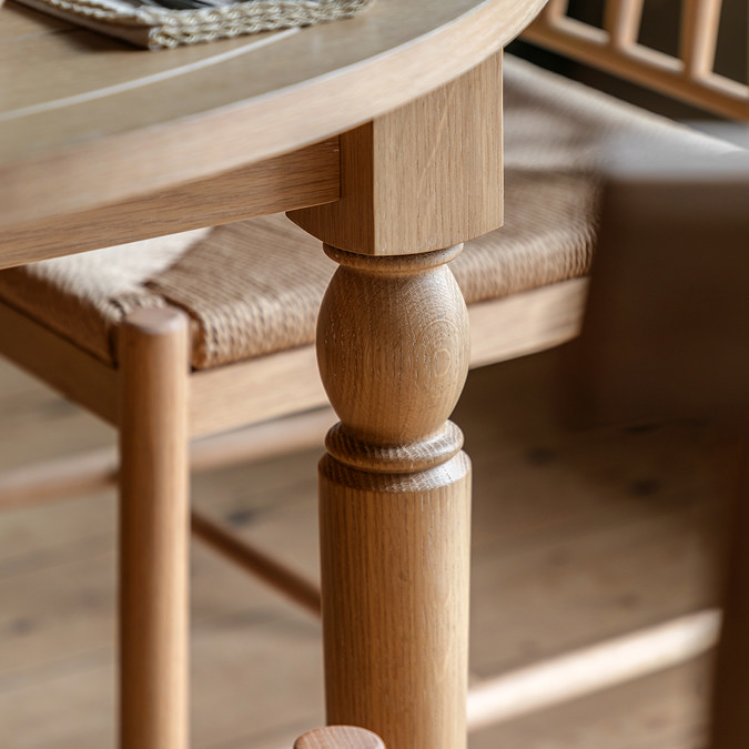 Coniston Round Extending Dining Table Natural