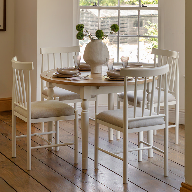 Coniston Round Extending Dining Table Natural