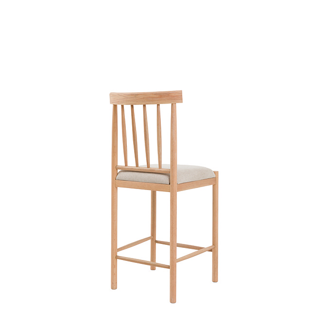 Coniston Upholstered Bar Stool pair natural