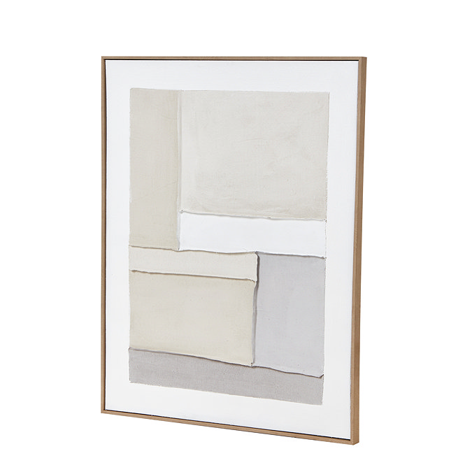 Contempo Alpha Framed Painting on Canvas 