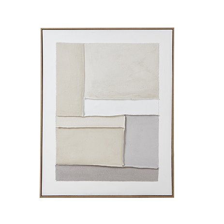 Contempo Alpha Framed Painting on Canvas