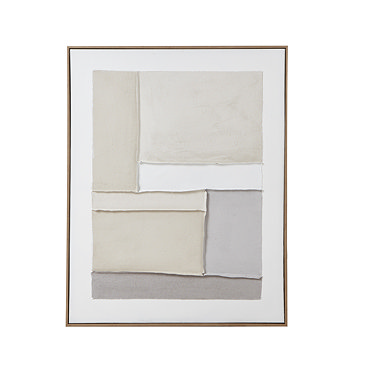 Contempo Alpha Framed Painting on Canvas 