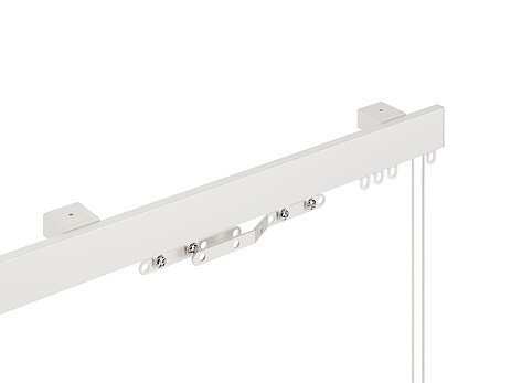 Contour Corded Track White Angled