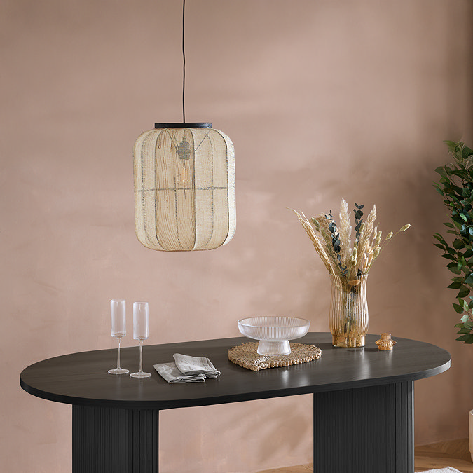Copenhagen Oval Black dining Table