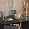 Copenhagen Oval Black dining Table