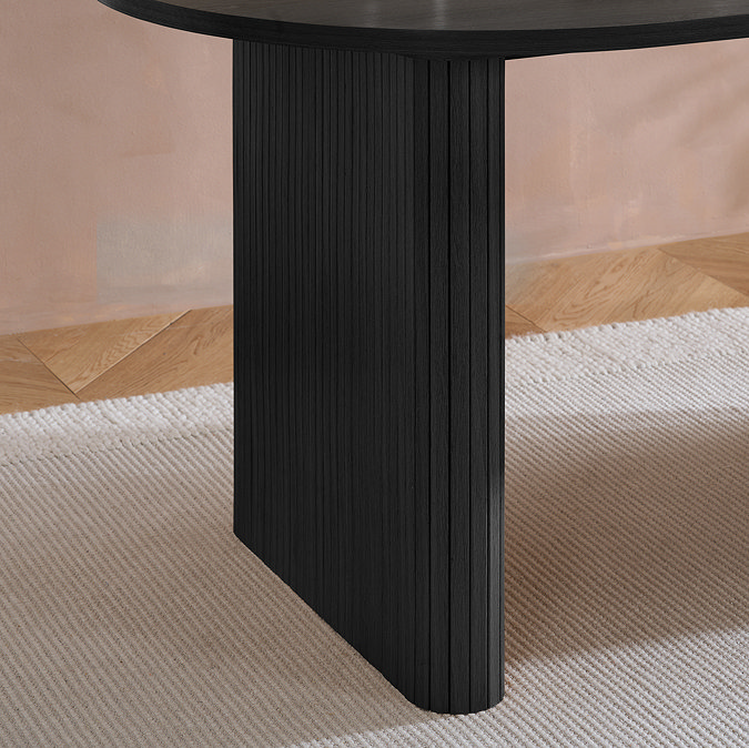 Copenhagen Oval Black dining Table